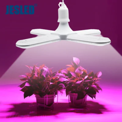 Jesled LED ad alta potenza per coltivazione di piante Lampadina per piante da interno Serra E27 LED UFO Lampada da coltivazione con lunghezza d'onda UV IR rosso blu